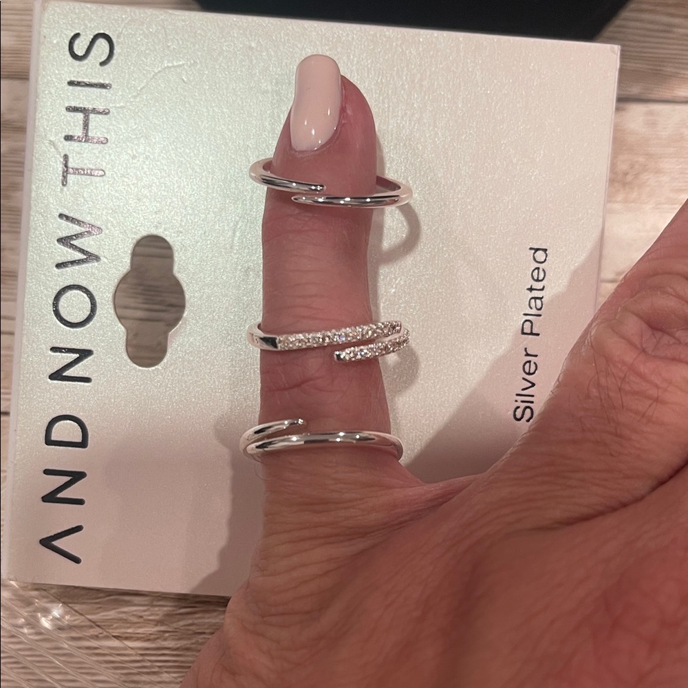 And Now‎ This Silver Plated Ring Set